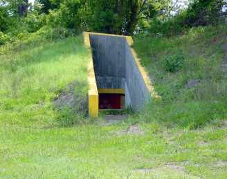 Berm and Tunnel at the Rifle Range