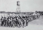 Dress parades were part of the Montford Point routine. This photograph is not dated. 