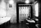 The laundry room of the Women Reserve barracks at Camp Lejeune, North Carolina, circa 1944.