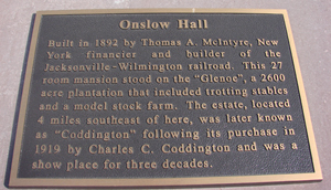 Verona Loop Onslow Hall Marker